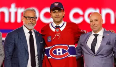 Michael Hage is selected by the Montreal Canadiens with the 21st overall pick in the first round of the 2024 NHL Draft at The Sphere.