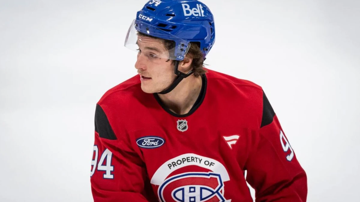 Photo of Canadiens prospect Bryce Pickford.