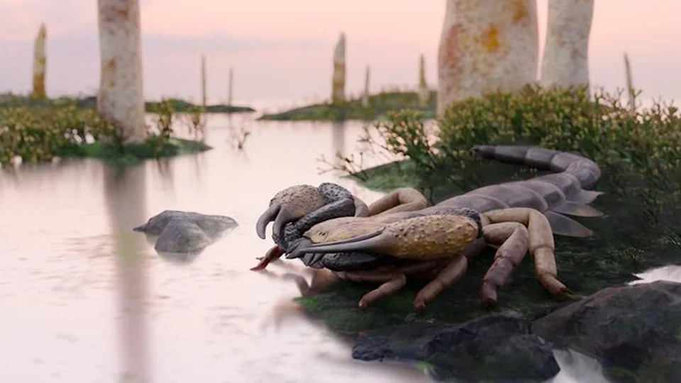 Life reconstruction of Praearcturus gigas (Franz Anthony)