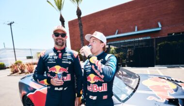 Red Bull unveils NASCAR can with Trackhouse drivers