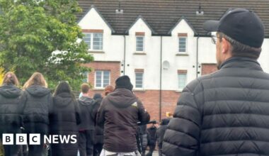Protests pass off without major incident after two nights of unrest - BBC
