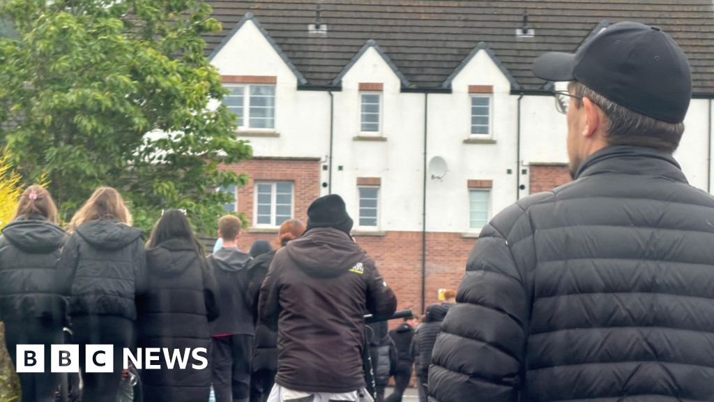 Protests pass off without major incident after two nights of unrest - BBC