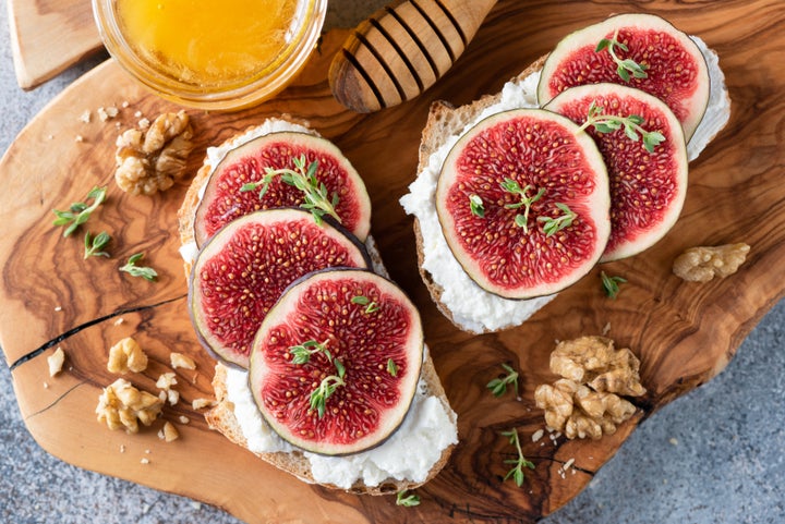 Depending on the variety of your cottage cheese (seen here on toasts), it can contain around 12-14 grams of protein per serving.