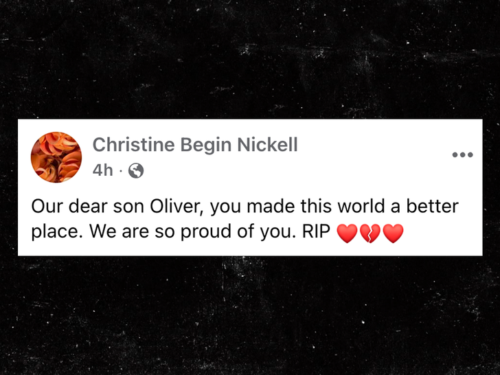 sub oliver tree mom Christine Begin Nickell facebook