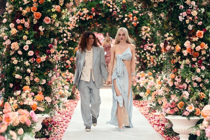 Zendaya and Hunter Schafer in "Euphoria."