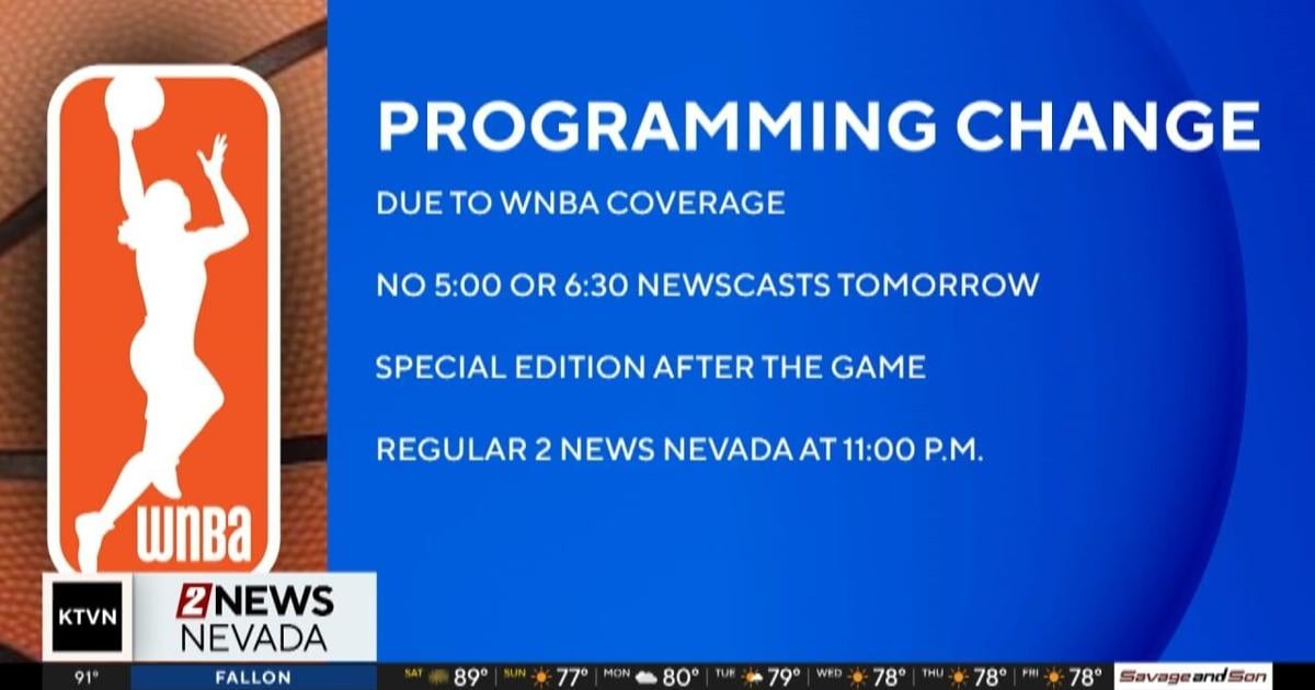 Programming changes this weekend due to WNBA and Tony Awards | Local News