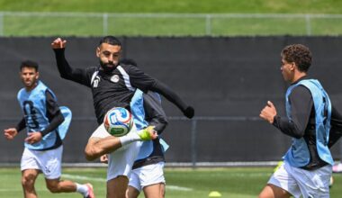 Global soccer star Mohamed Salah, Egypt teammates dazzle for fans during open World Cup training session