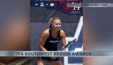 Arizona tennis star shines with leadership, service honors | Arizona Wildcats