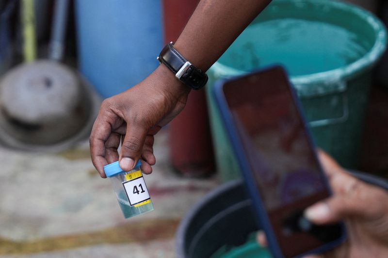 Sri Lanka battles surge in dengue fever, with more than 44,000 cases so far this year