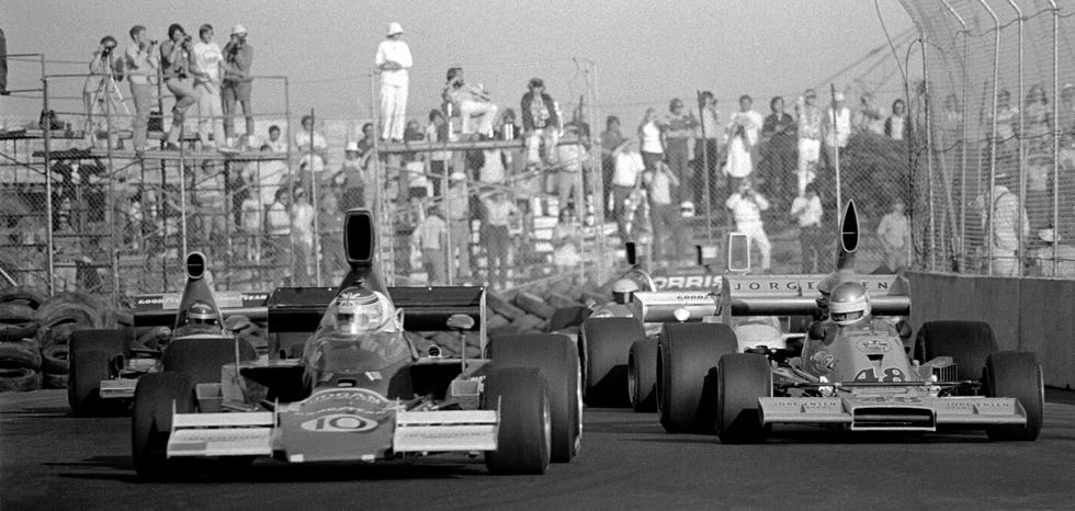 racer david hobbs at inaugural grand prix of long beach 1975