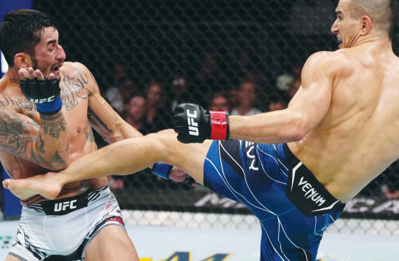 On a physical level, Natan Levy can punch his way through his opponent during a match, but there is another arena he fights in as well: The rhetorical one, in which he uses words to sway his adversary