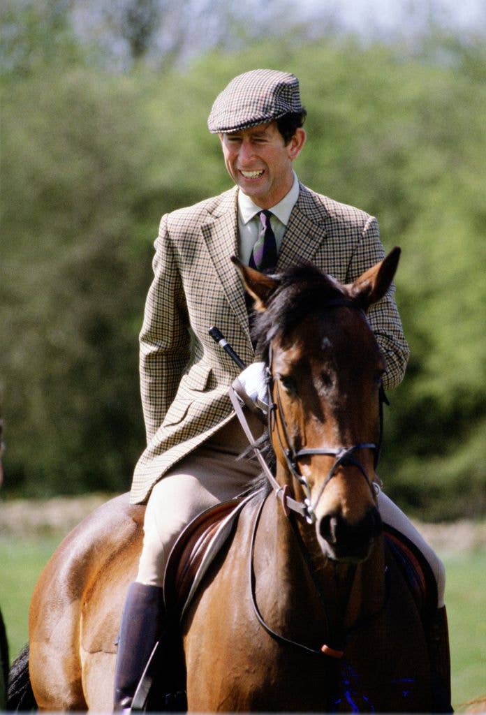 King Charles has been a lifelong horse riding enthusiast
