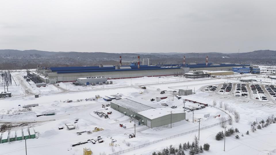 The Laterrière Rio Tinto aluminum plant in Saguenay, Wednesday, March 5, 2025. THE CANADIAN PRESS/Jacques Boissinot - The Canadian Press