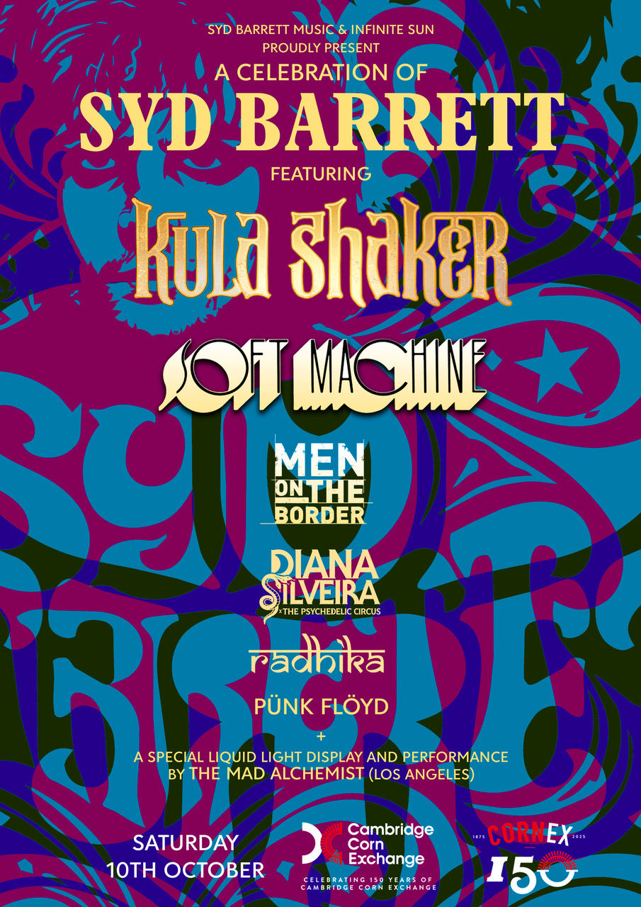 Syd Barrett tribute concert poster 2026