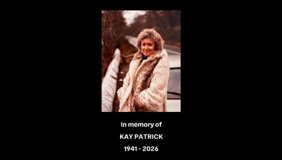 Kay Patrick tribute, Coronation Street coronation street memorial tribute with kay patrick's photograph