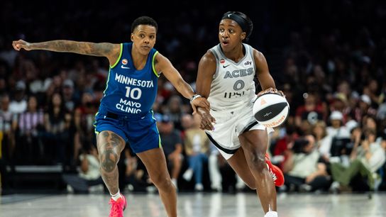 TST Images: Aces defeat Lynx, 100-97, in Las Vegas