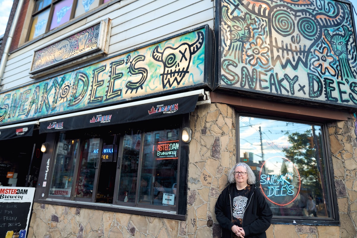 The woman who created iconic Sneaky Dee’s mural ponders its future as demolition threat looms