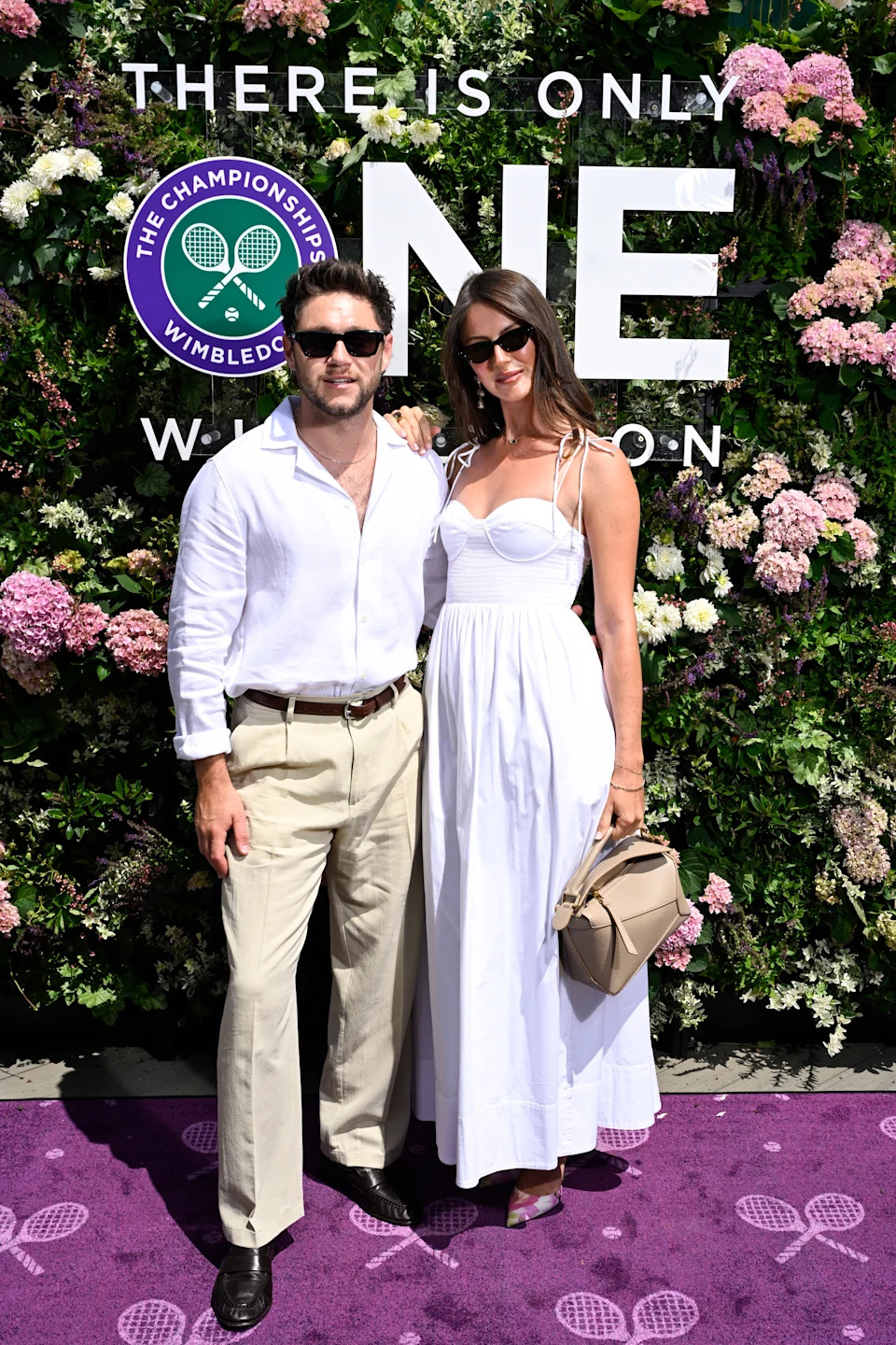 Niall Horan and Amelia Woolley.