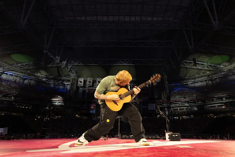 Ed Sheeran kicked off the North American leg of his LOOP Tour at State Farm Stadium in Glendale, Arizona, June 13, 2026.