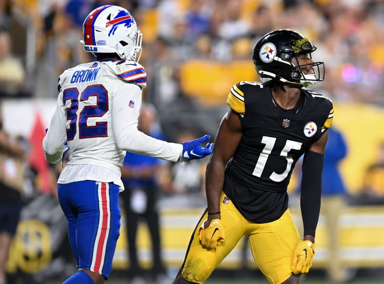 Steelers wide receiver T.J. Luther