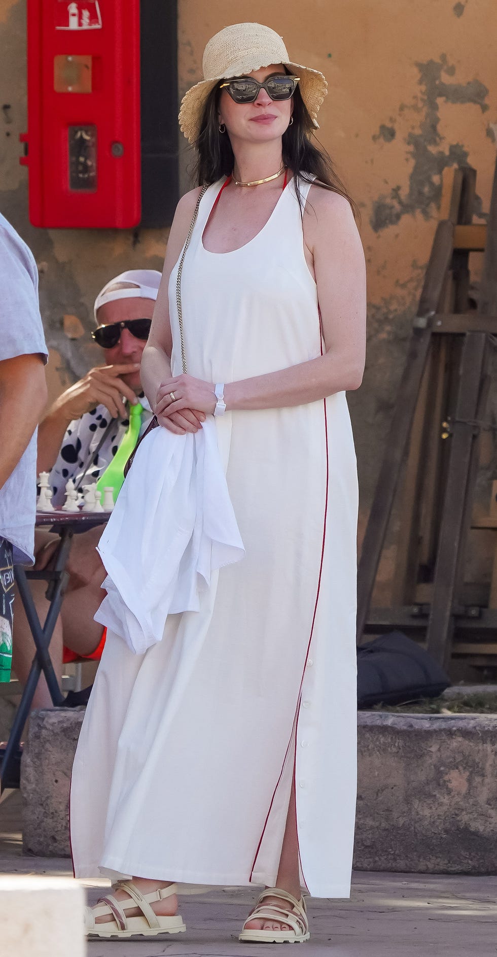 premium exclusive sttropez, france baby on board anne hathaway debuts a baby bump during a sunsoaked sainttropez getaway all eyes were on the oscarwinning star’s bump actress anne hathaway enjoyed a vacation on the french riviera with husband adam shulman and a group of close friends anne looked radiant and happy as she spent a lazy afternoon at the legendary jardin tropezina beach under the mediterranean sun pictured anne hathaway backgrid usa 17 june 2026 usa 1 310 798 9111 usasalesbackgridcom uk 44 208 344 2007 uksalesbackgridcom uk clients pictures containing children please pixelate face prior to publication premium exclusive sttropez, france baby on board anne hathaway debuts a baby bump during a sunsoaked sainttropez getaway all eyes were on the oscarwinning star’s bump actress anne hathaway enjoyed a vacation on the french riviera with husband adam shulman and a group of close friends anne looked radiant and happy as she spent a lazy afternoon at the legendary jardin tropezina beach under the mediterranean sun pictured anne hathaway backgrid usa 17 june 2026 usa 1 310 798 9111 usasalesbackgridcom uk 44 208 344 2007 uksalesbackgridcom uk clients pictures containing children please pixelate face prior to publication