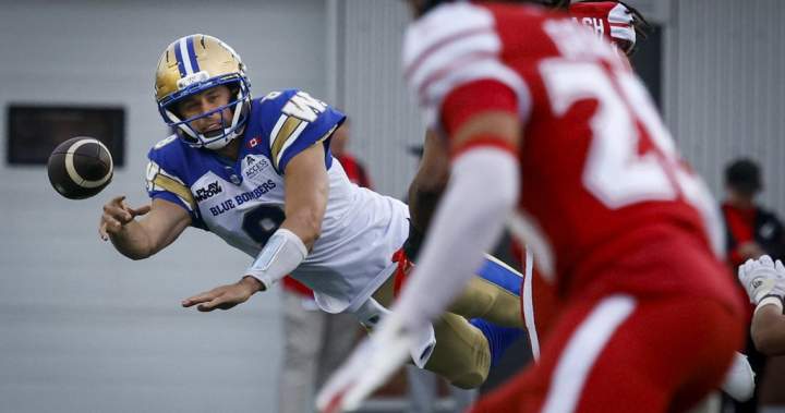 Blue Bombers beat Stamps on walkoff field goal