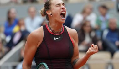 French Open: Aryna Sabalenka steams after Shnaider shock in quarter-finals
