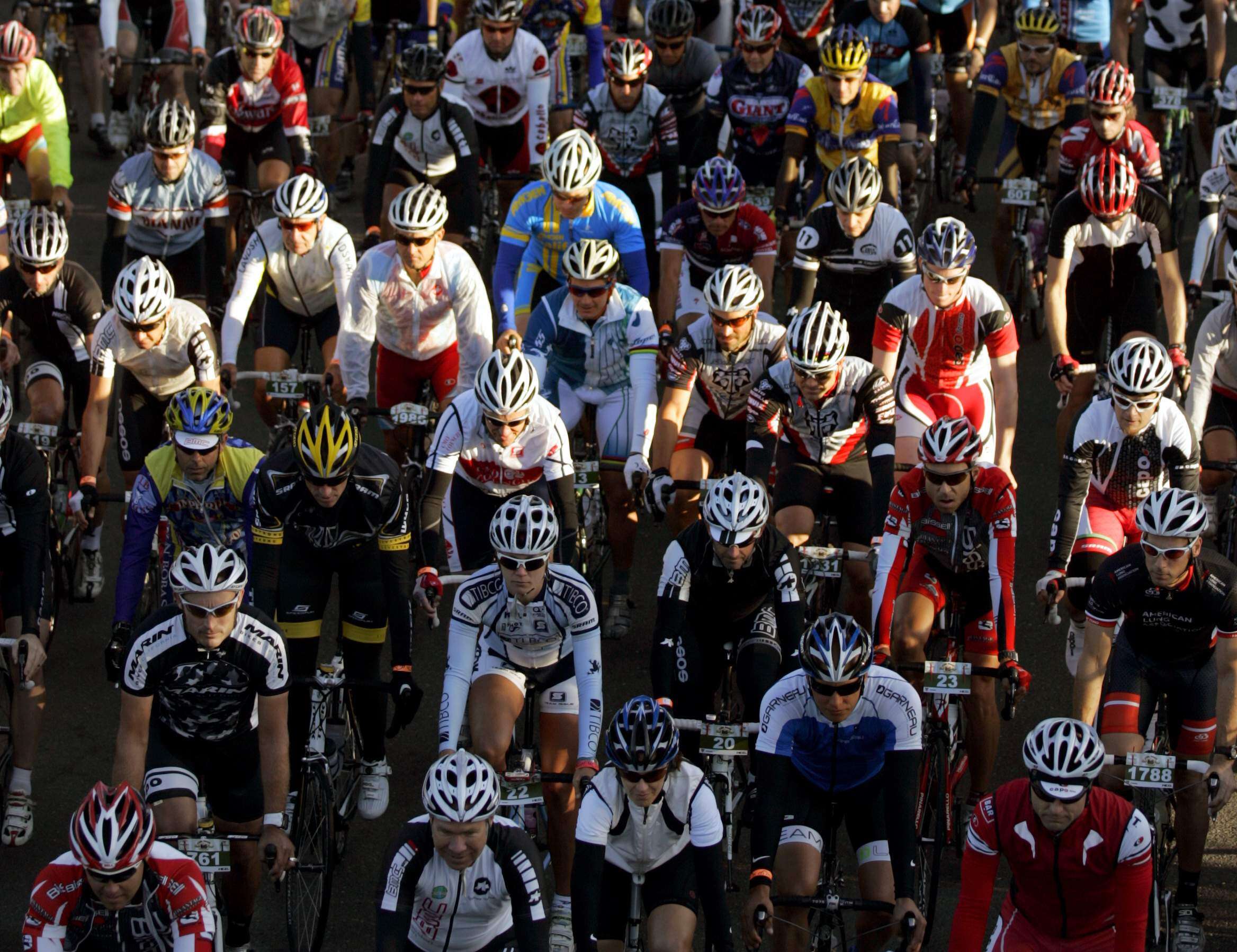 Thousands of bicyclists start the King Ridge GranFondo on Saturday...