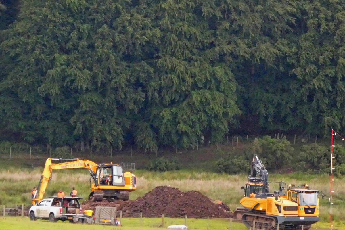 Construction of flood defence begins in Brampton