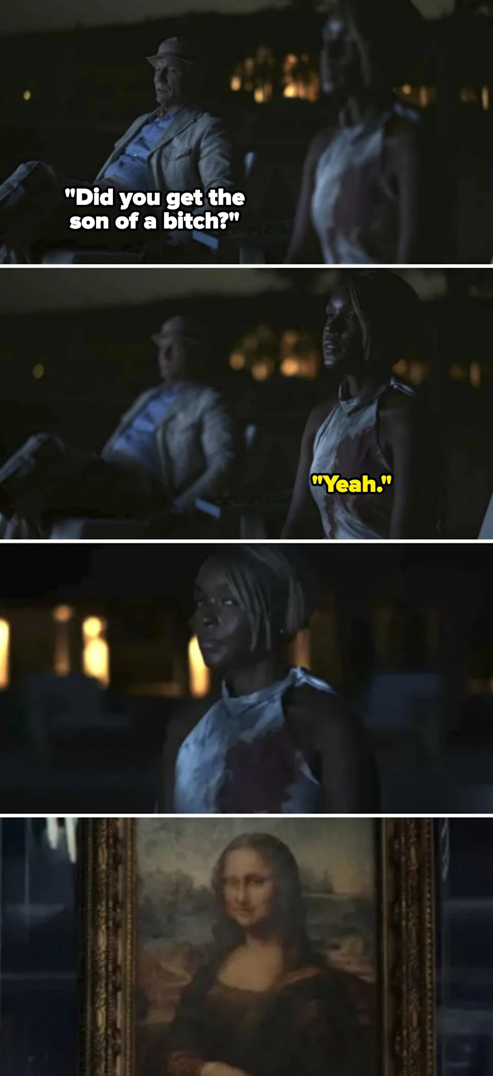 Daniel Craig and Janelle Monáe in "Glass Onion"