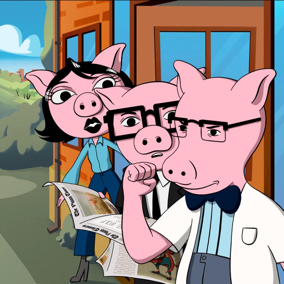 The Three Little Pigs - a studio favourite for Exel