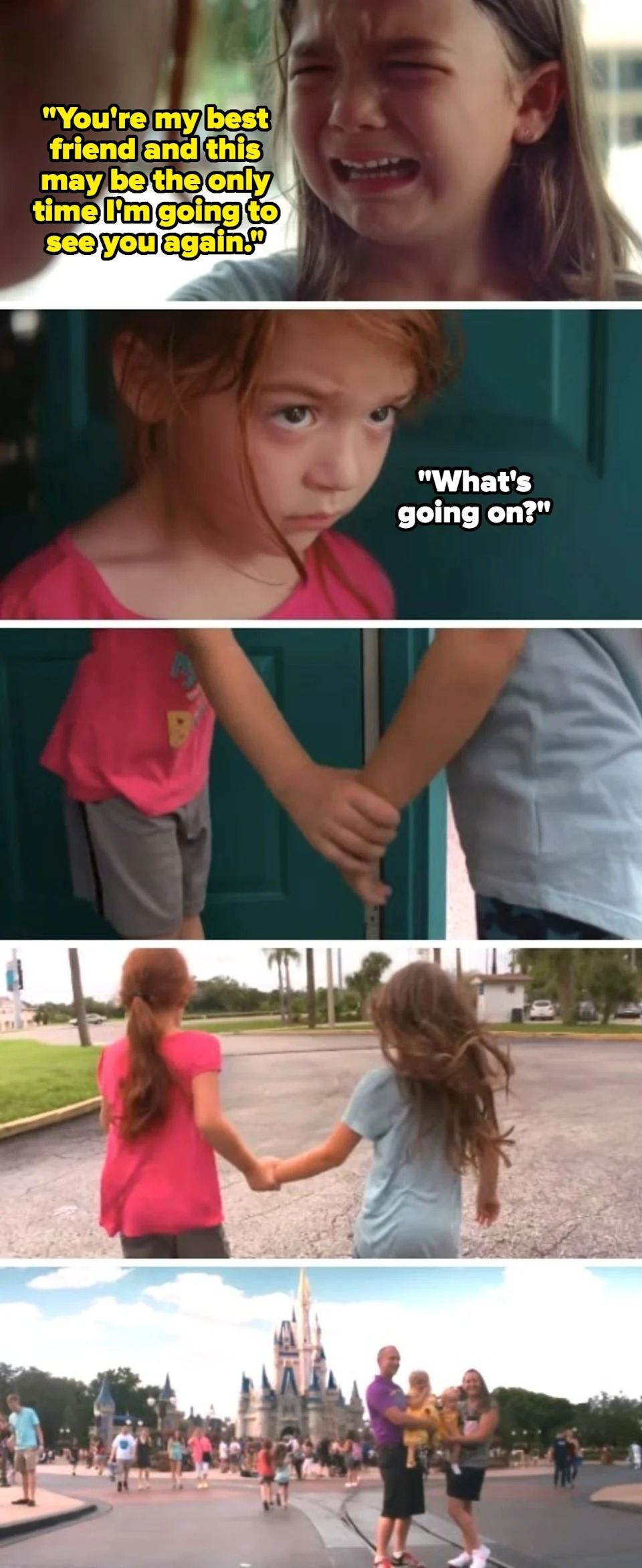 Brooklyn Prince and Valeria Cotto in "The Florida Project"
