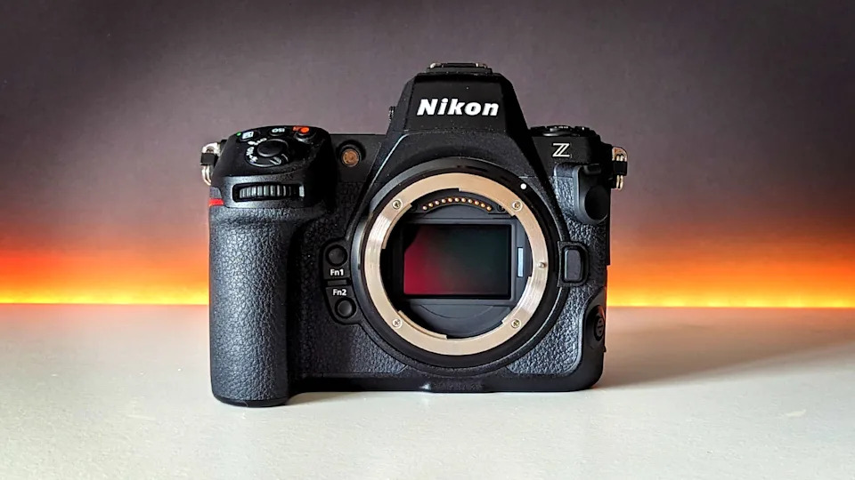 Nikon Z8 on a white table