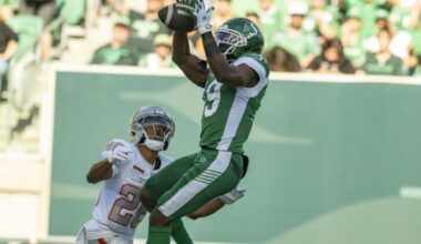 Riders use last-minute drive to hold off roaring Lions comeback, win 31-27 to open CFL season
