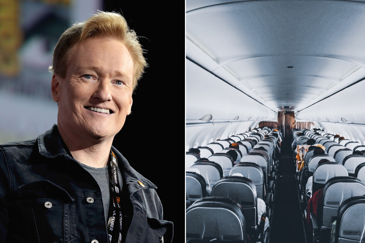 Conan O’Brien says he always flies commercial, for a surprisingly human reason
