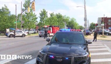 Multiple people shot near festival in Ohio with suspect still at large, police say - BBC