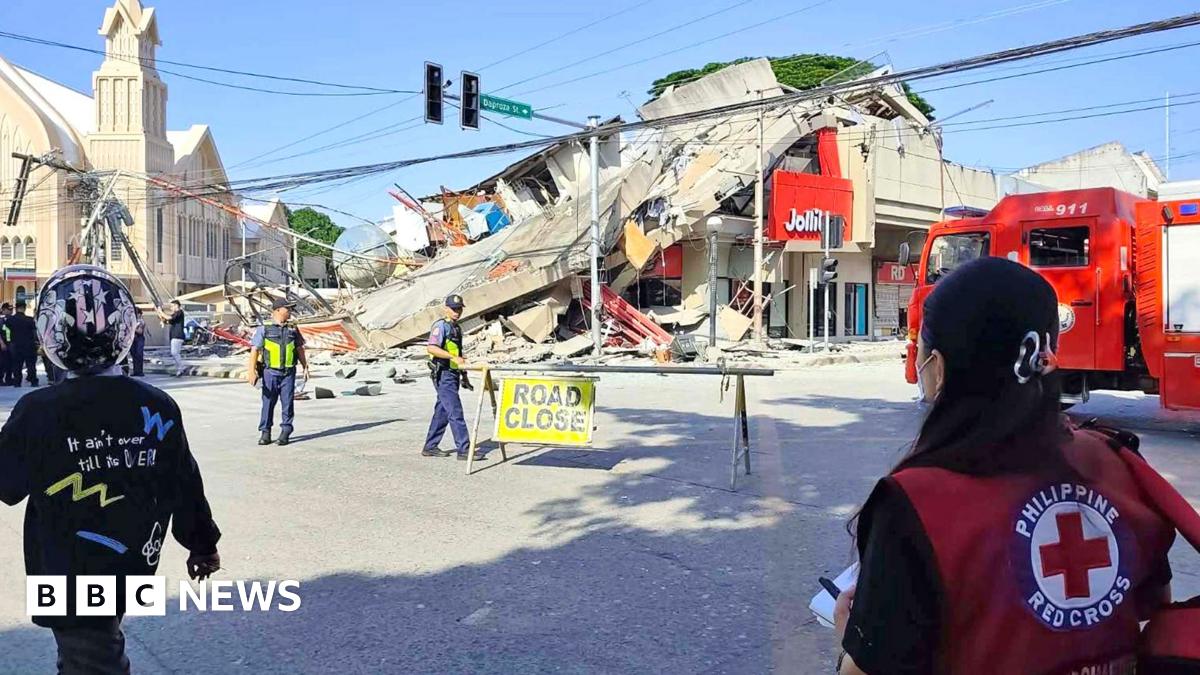 Philippines earthquake live: At least 15 dead and 129 injured, officials say