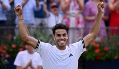 Cerundolo through to Queen's final with Paul after narrow victory over Nakashima