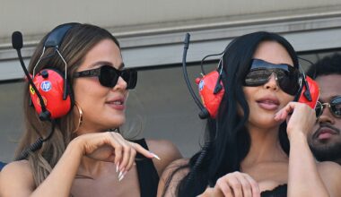 Kim Kardashian, Khloé Go Trackside for Lewis Hamilton at Monaco Grand Prix