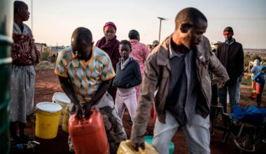 South African households grapple with water shortages
