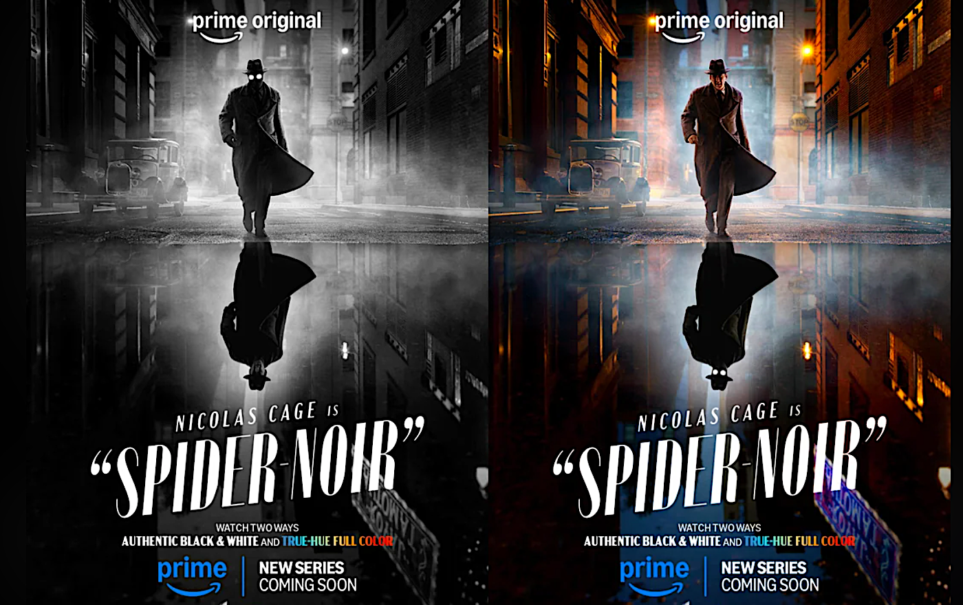 Two posters for a comic book-based TV series