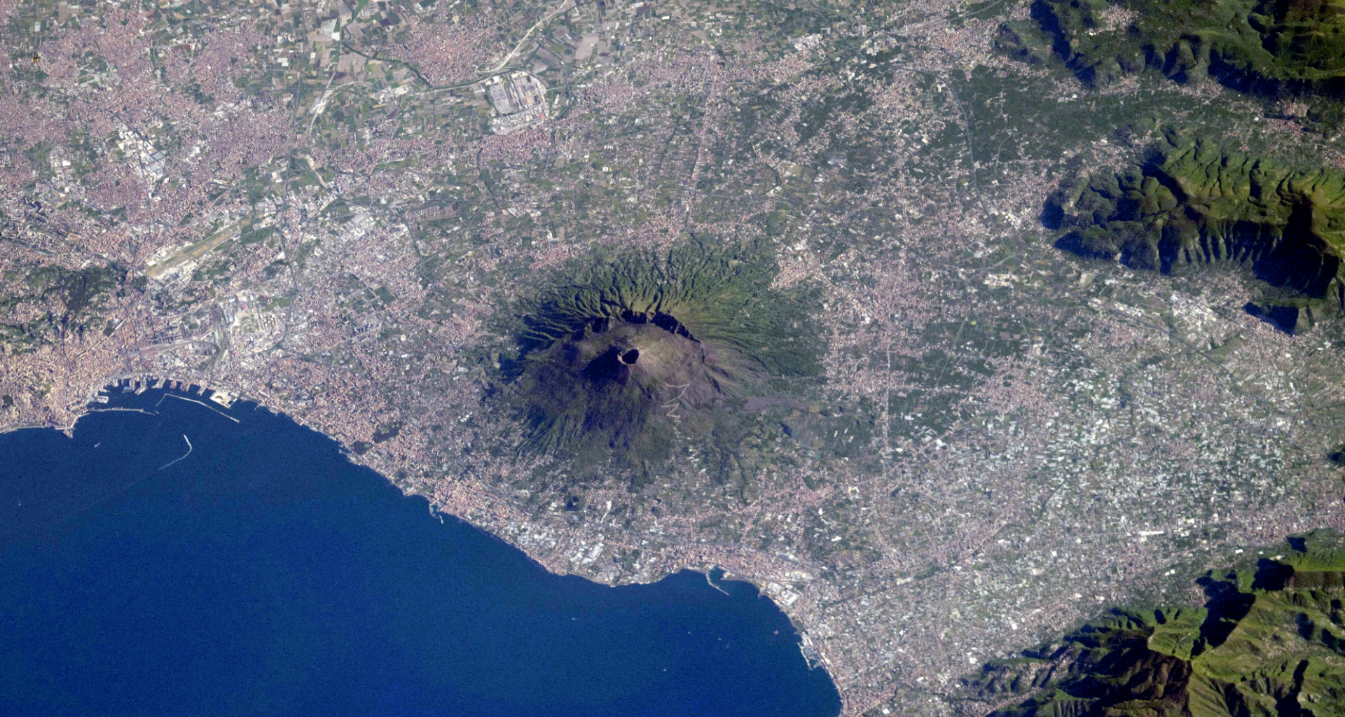 Astronaut spots Mount Vesuvius from space photo of the day for June 8, 2026.