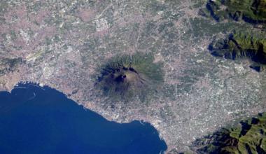 Astronaut spots Mount Vesuvius from space photo of the day for June 8, 2026.