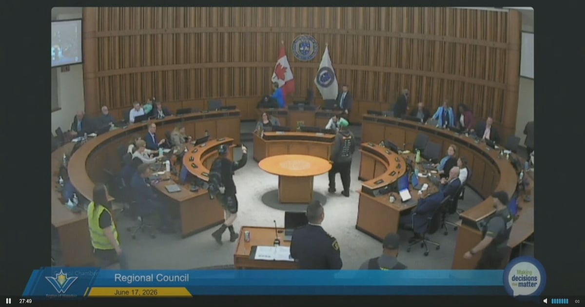 ‘Council should be disbanded’: Protesters storm regional council chambers during meeting - CTV News