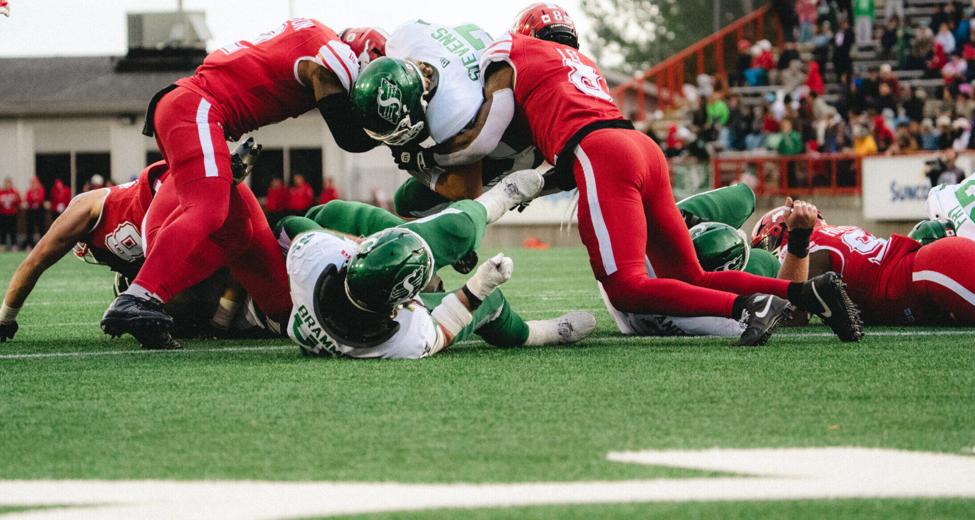 Stevens scores to give Roughriders dramatic OT win in Calgary