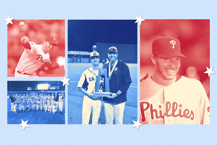 Following a Hall of Fame career as a pitcher, Roy Halladay continued on in the game as a youth coach for his son's teams.