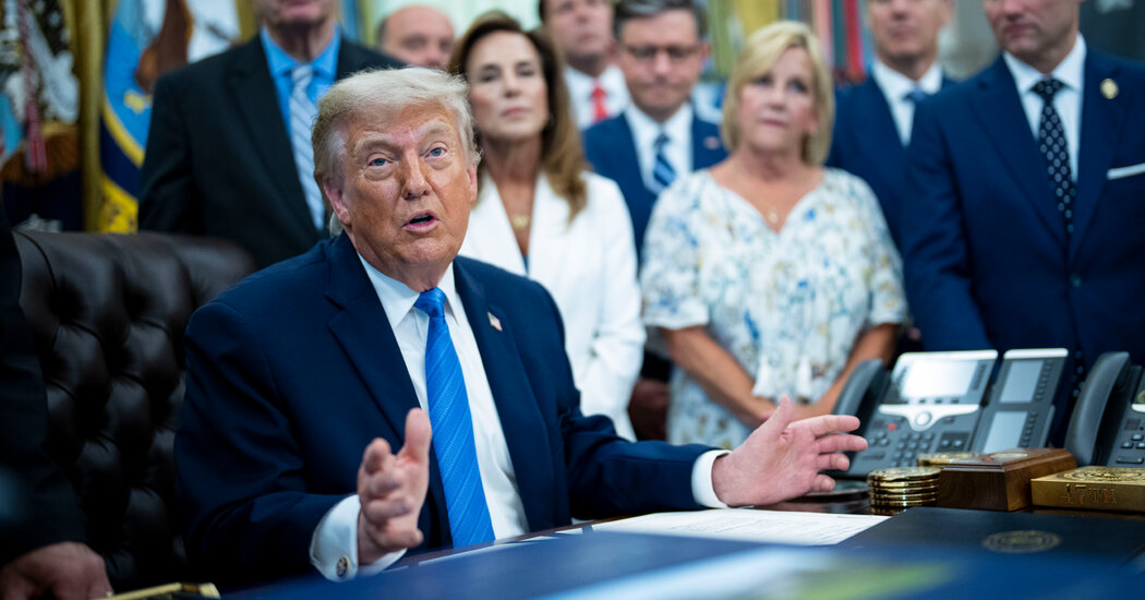 Trump Muses About Government Taking a Piece of A.I. Companies