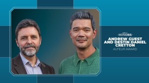 Auteur Award winners Andrew Guest and Destin Daniel Cretton