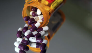 Pharmaceuticals are seen in North Andover, Mass. (Elise Amendola/AP)