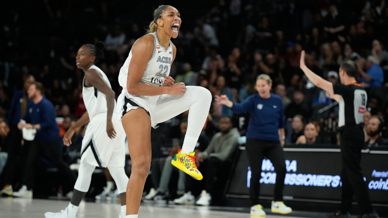 A'ja Wilson leads Aces past Lynx for West lead in Commissioner's Cup